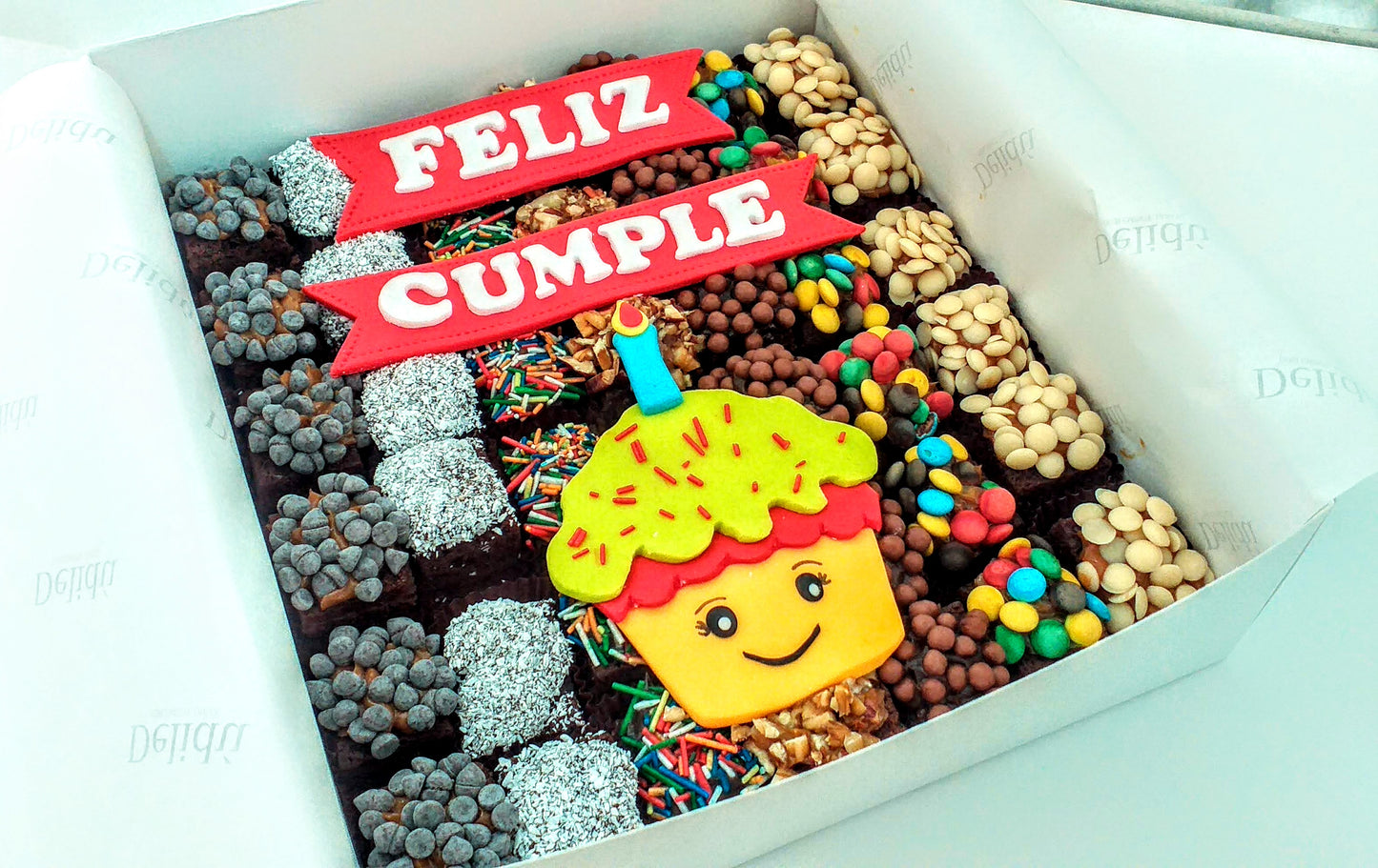 BROWNIE FELIZ CUMPLEAÑOS